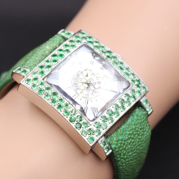 Tsavorite Diamond 3.31 Tcw. Luxury Watch main image 7
